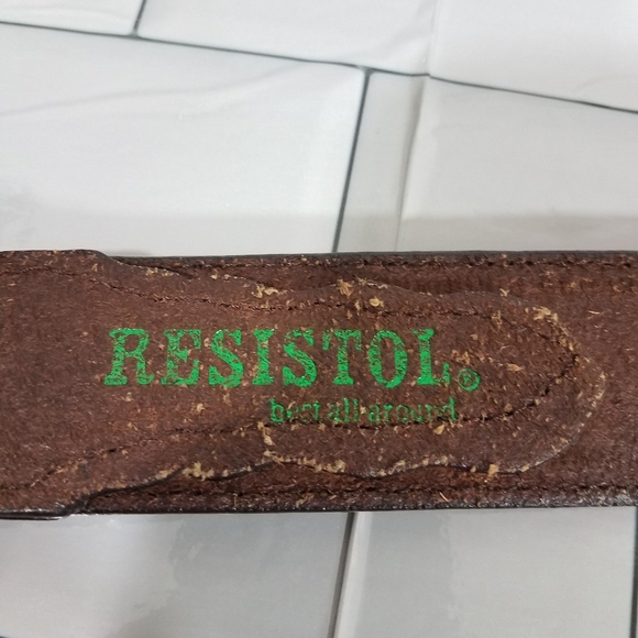 Resistol Brown Woven Belt 32